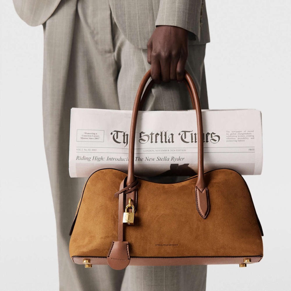 Stella McCartney Ryder Shoulder Bag Color: Brandy